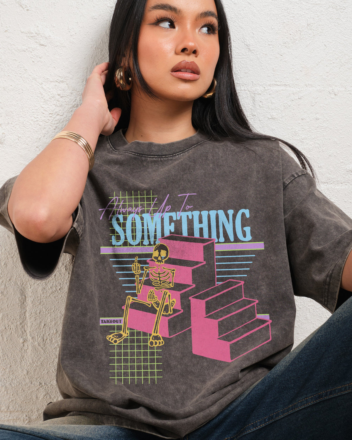 Always Up To Something Oversized Tee product image 3