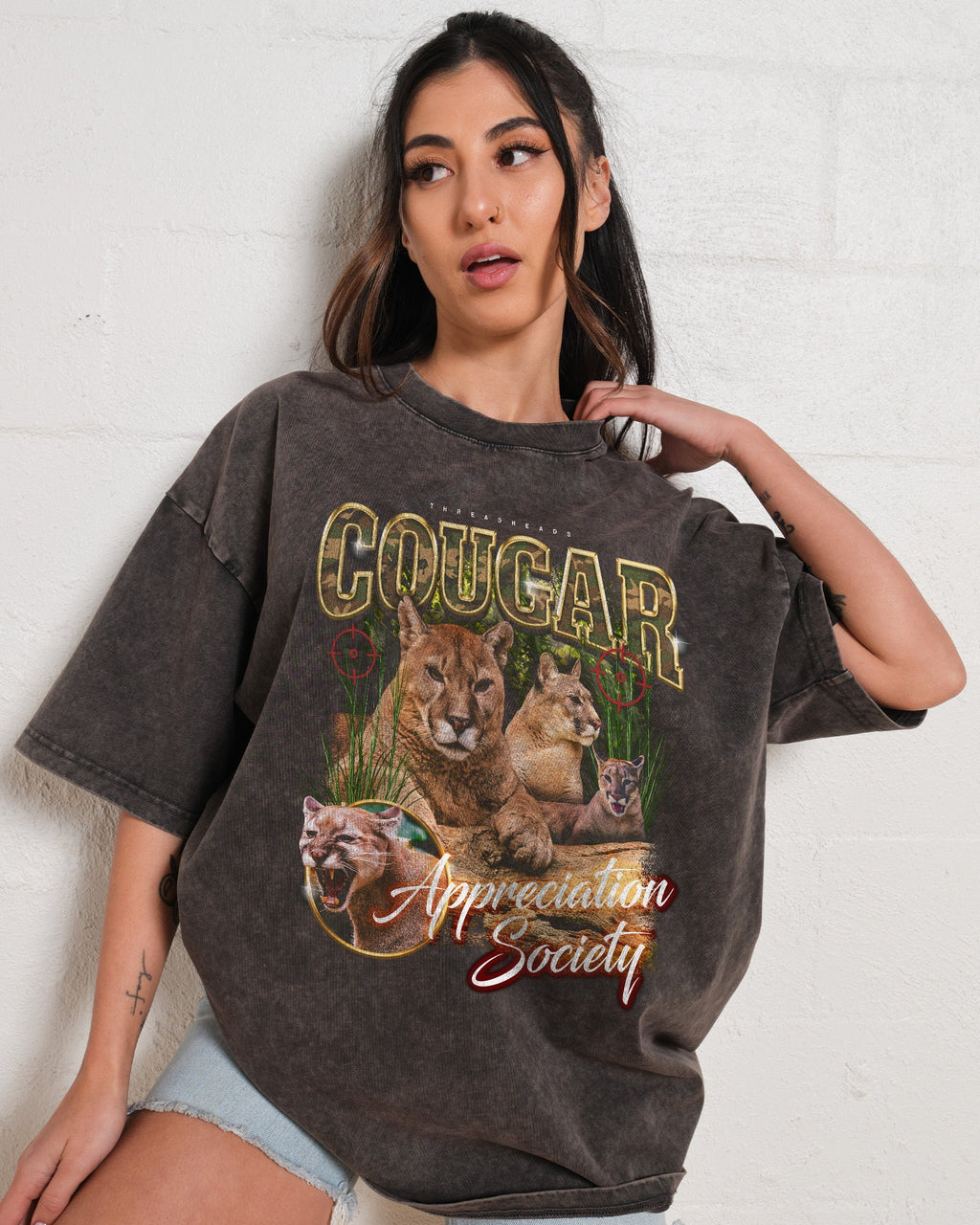 Cougar Appreciation Society Oversized Tee product image 4