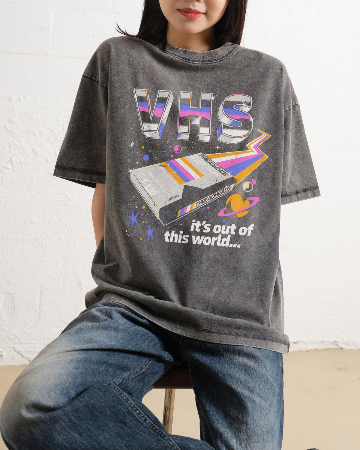 VHS Out of This World Oversized Tee product image 1