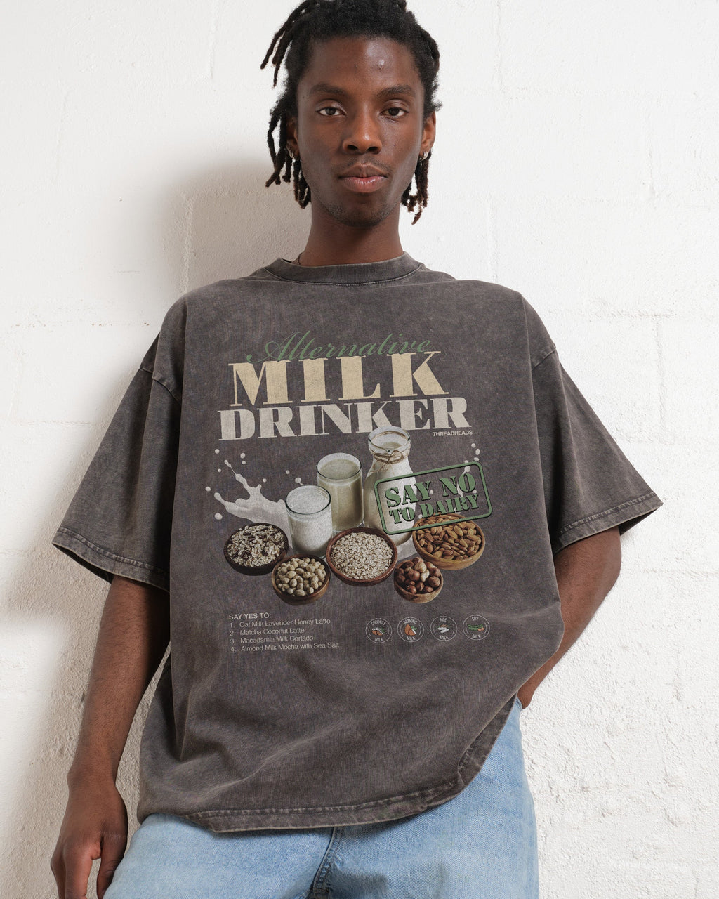Alternative Milk Drinker Oversized Tee product image 5