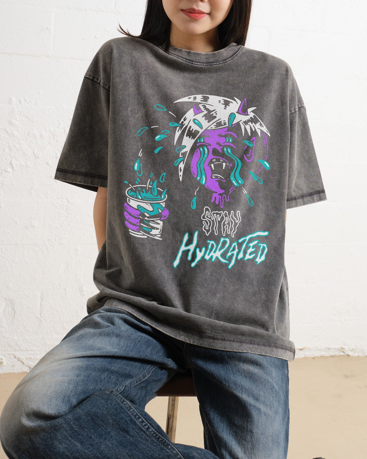 Stay Hydrated Oversized Tee product image 4