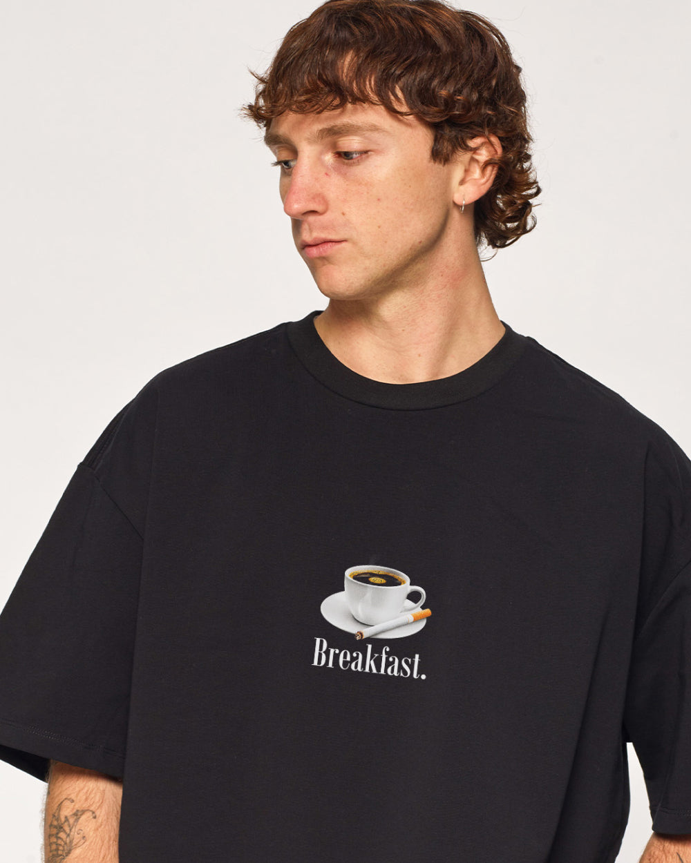 Breakfast Coffee Oversized Tee product image 3