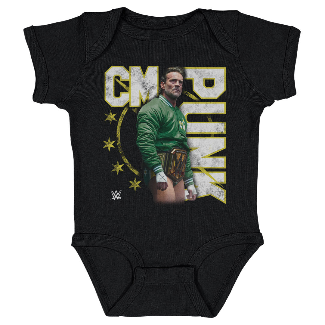 CM Punk WWE Name Stars WHT