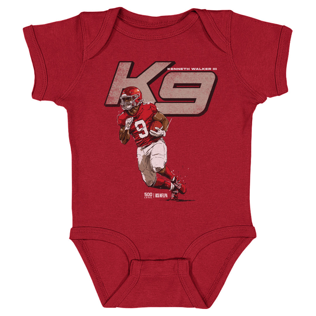 Kenneth Walker III Kansas City Initials WHT