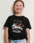 Follow Your Dreams Unicorn Kids T-Shirt product image 1