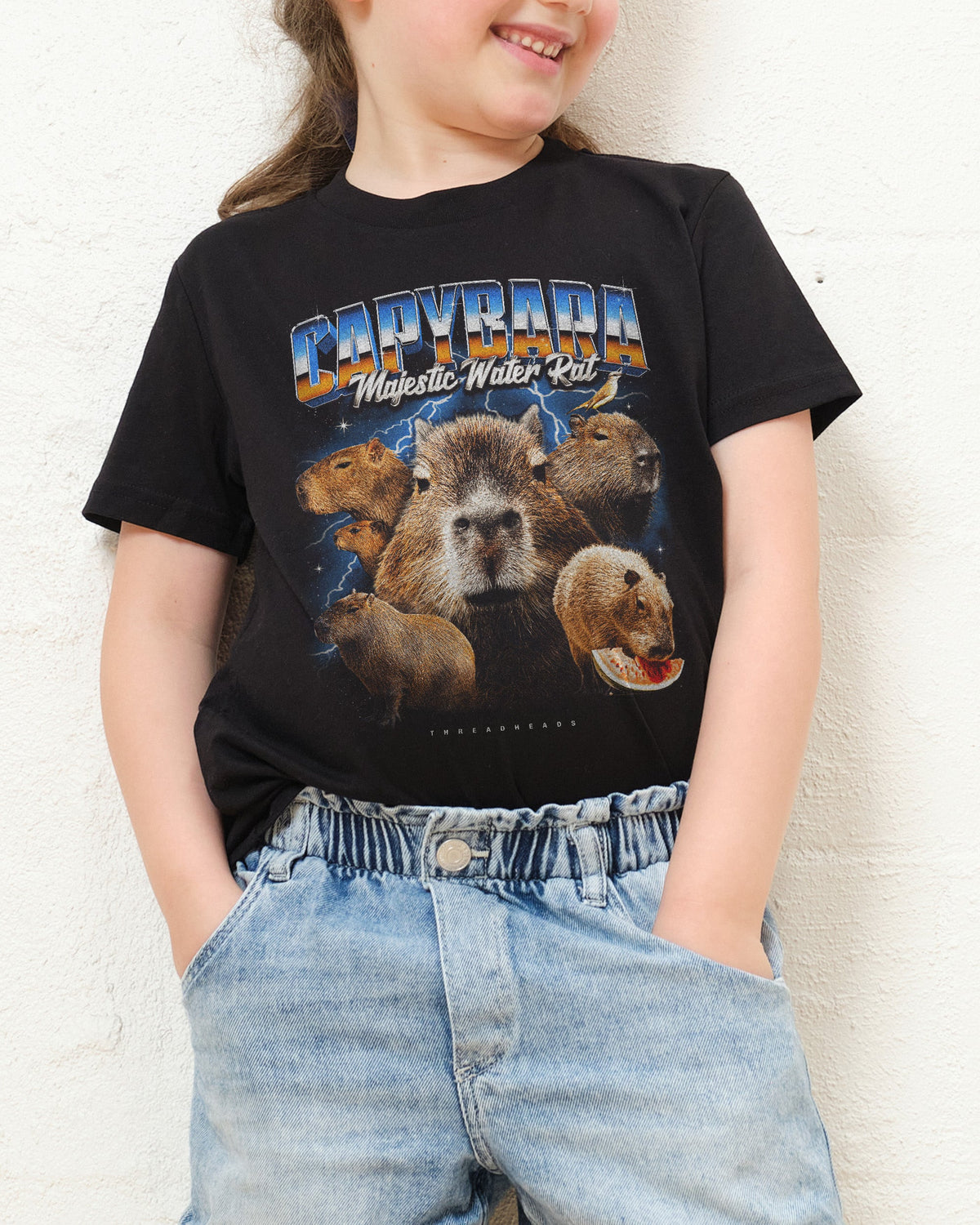 Capybara Water Rat Kids T-Shirt product image 2