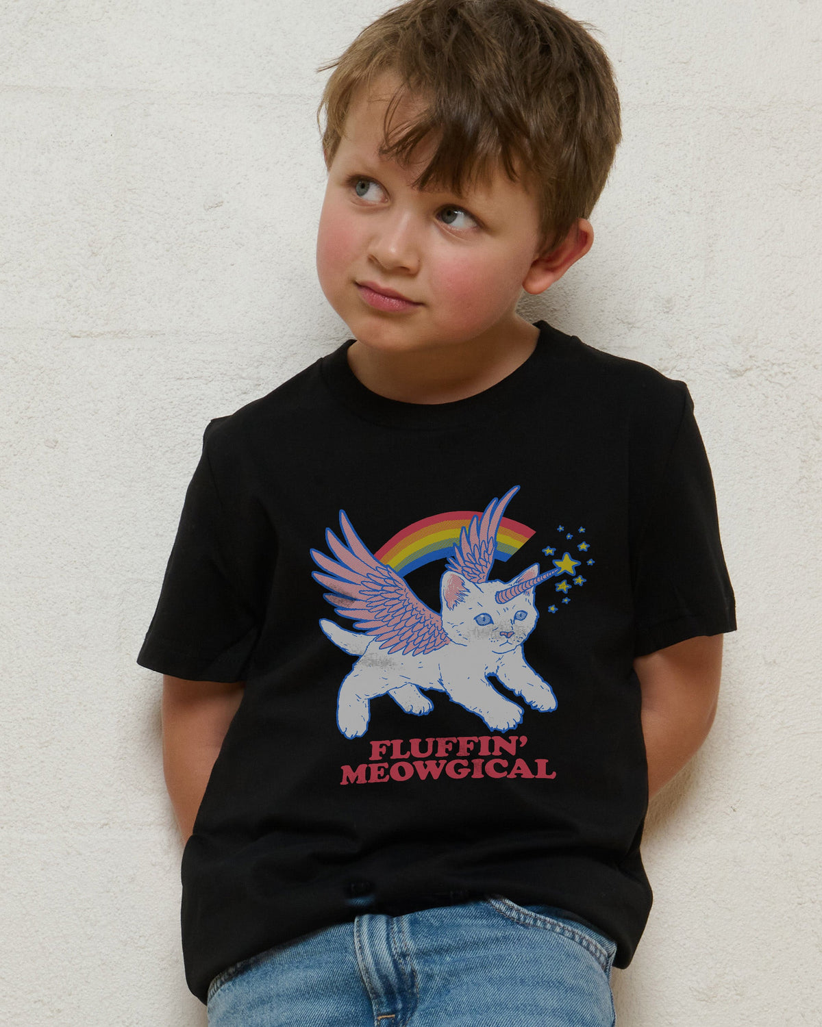 Fluffin Meowgical Kids T-Shirt product image 2
