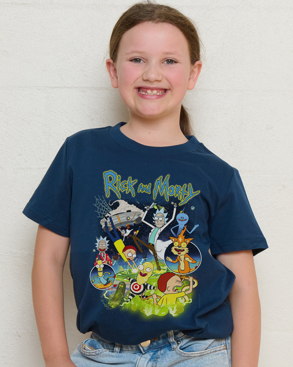 Rick and Morty Vintage Kids T-Shirt product image 2
