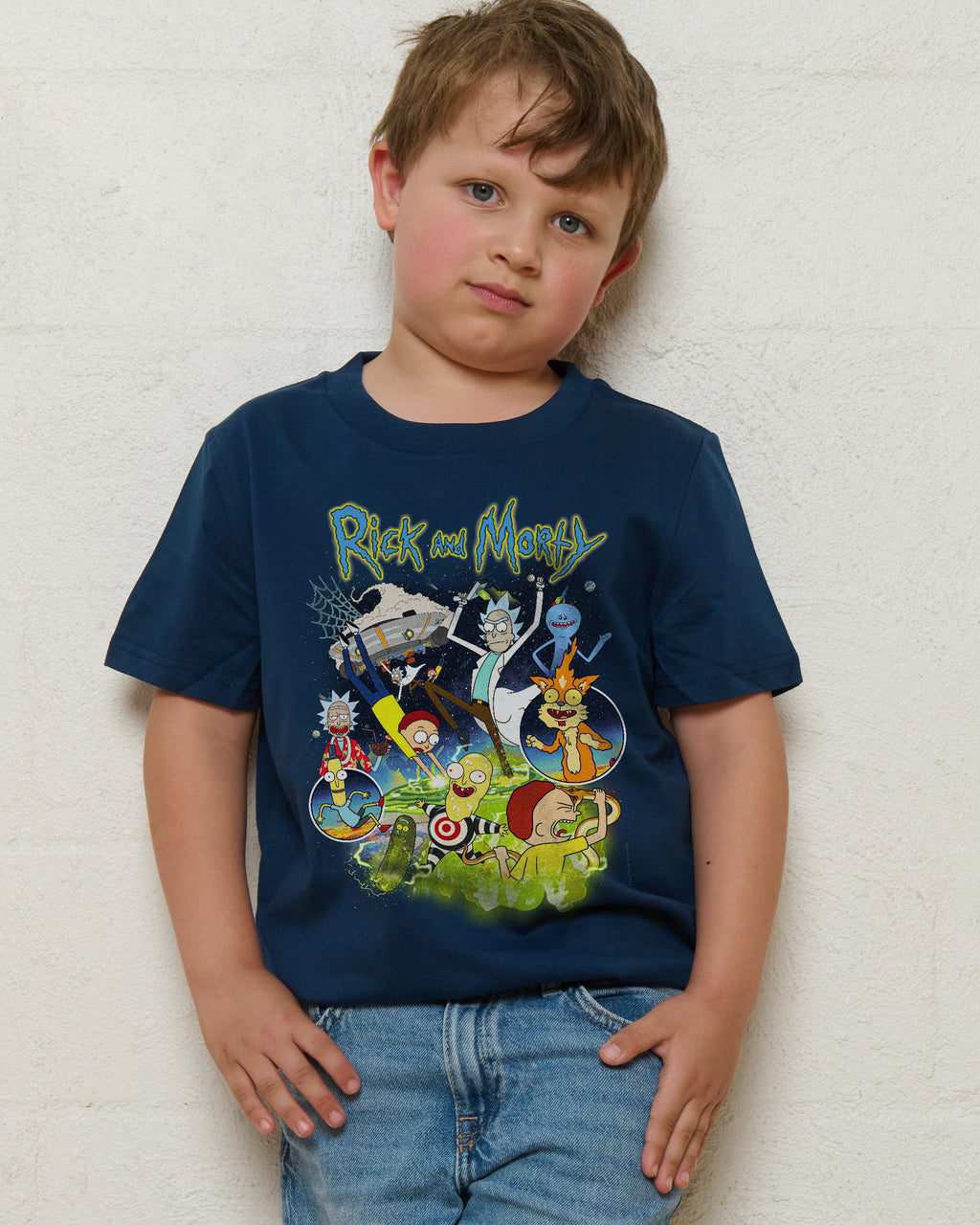 Rick and Morty Vintage Kids T-Shirt product image 1