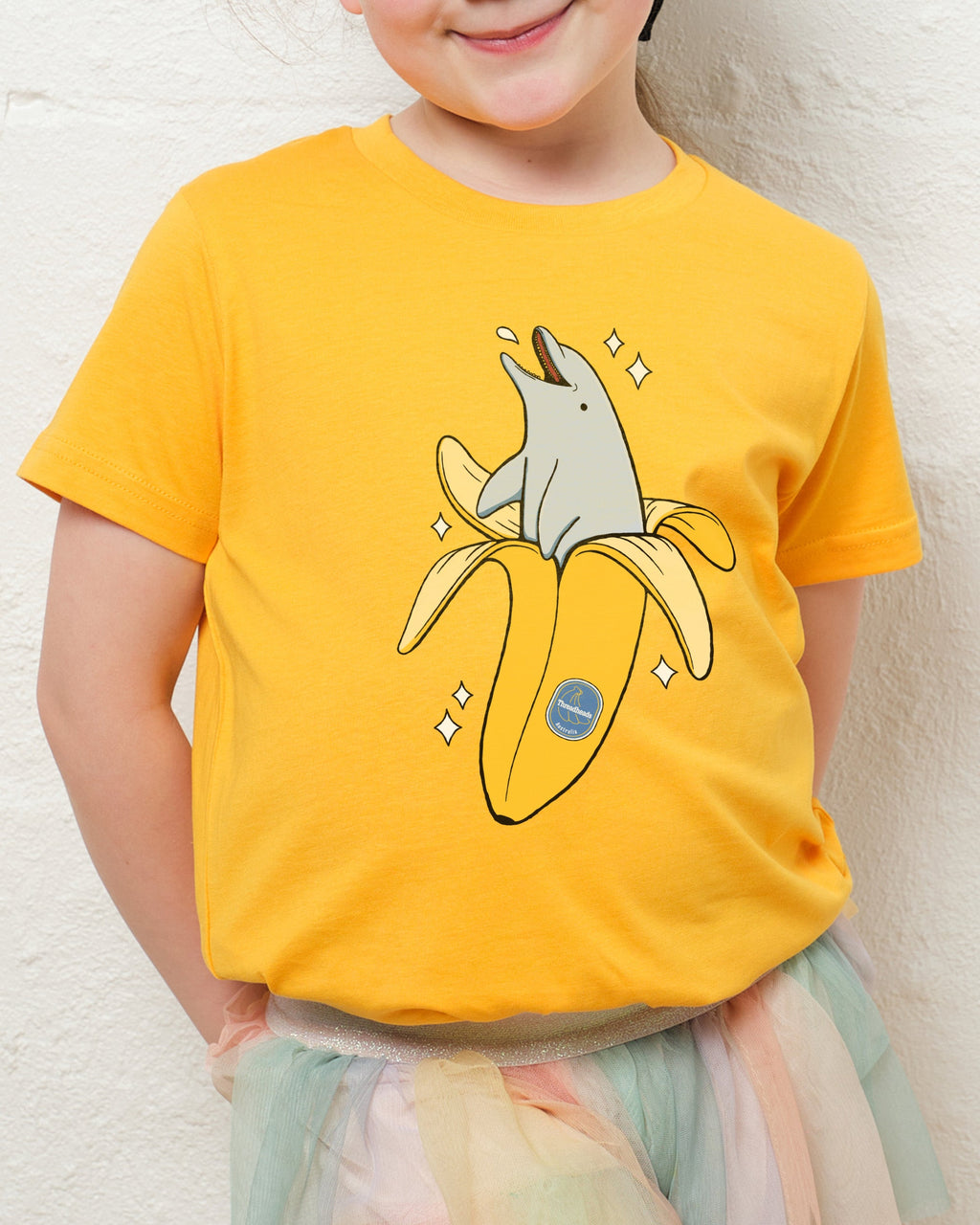Banana Dolphin Kids T-Shirt product image 3