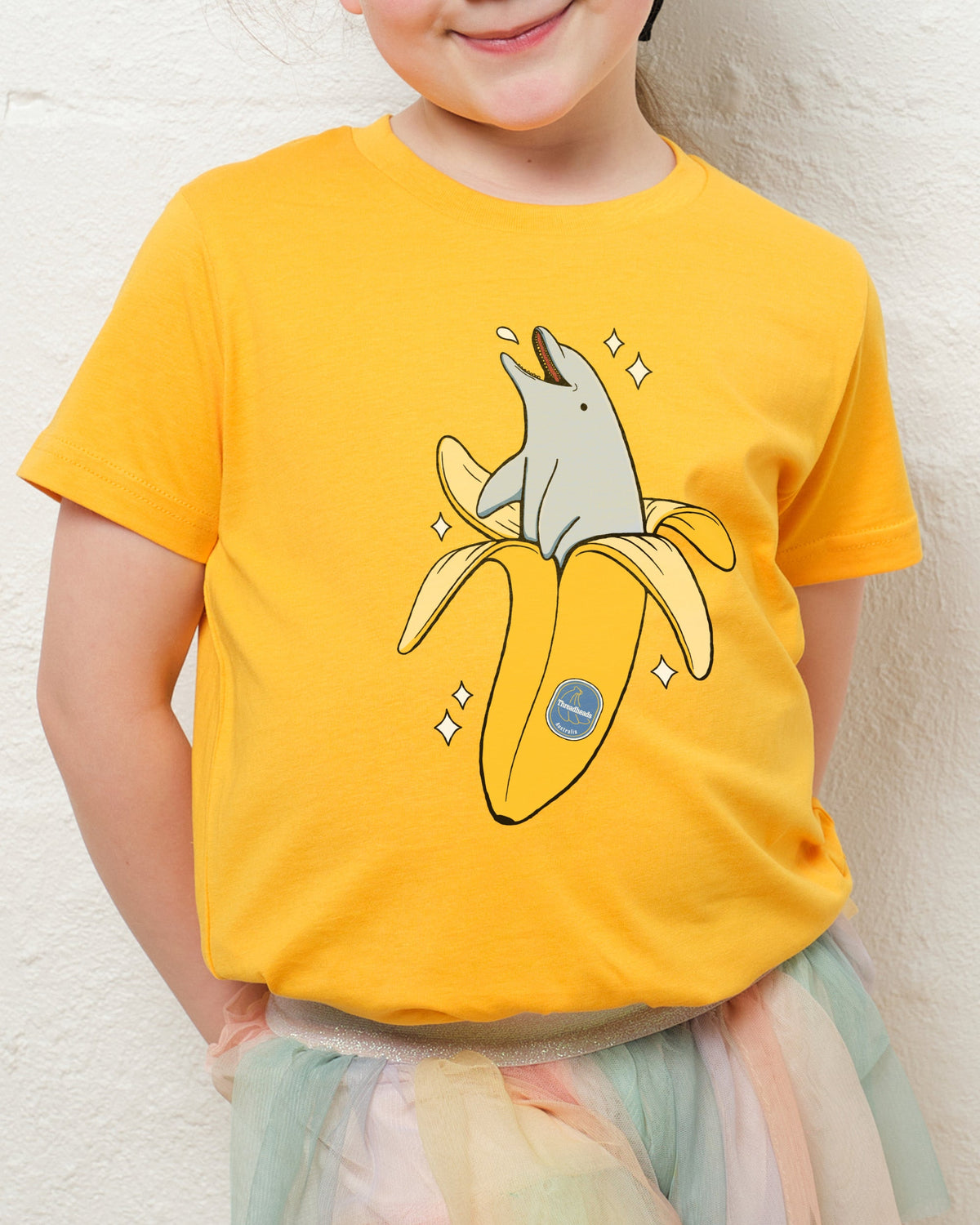 Banana Dolphin Kids T-Shirt product image 3