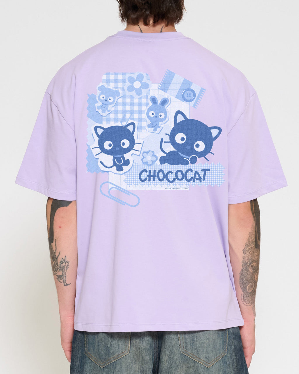 Chococat Scrapbook Oversized Tee product image 7