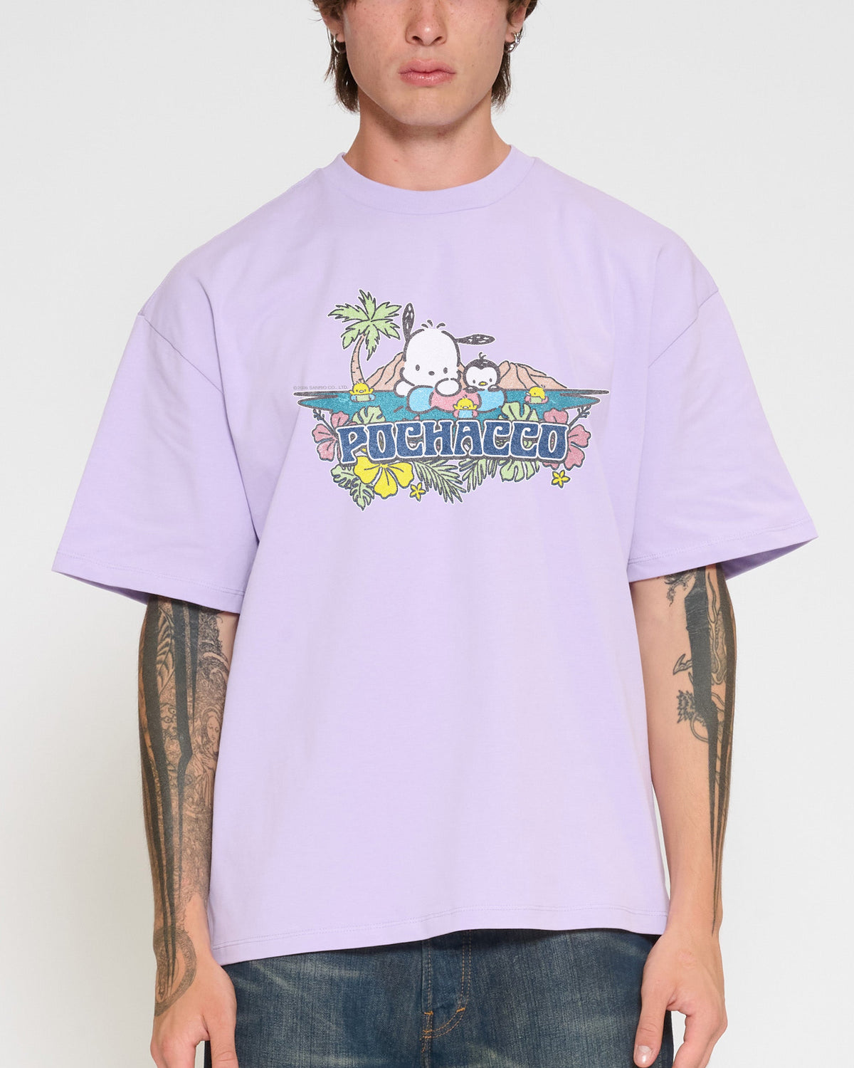 Pochacco Summer Friends Oversized Tee product image 7