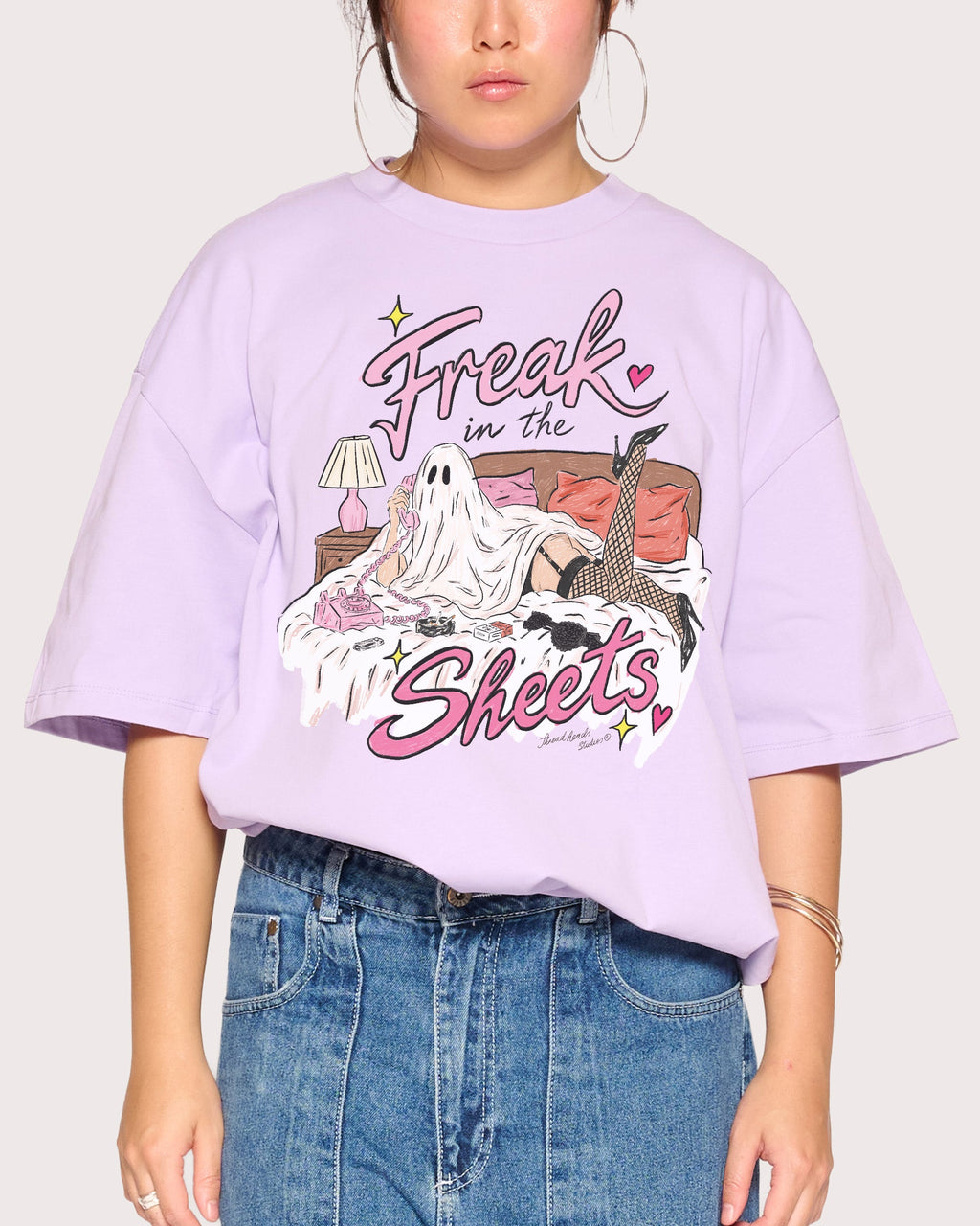 Freak in the Sheets Ghost Oversized Tee product image 9