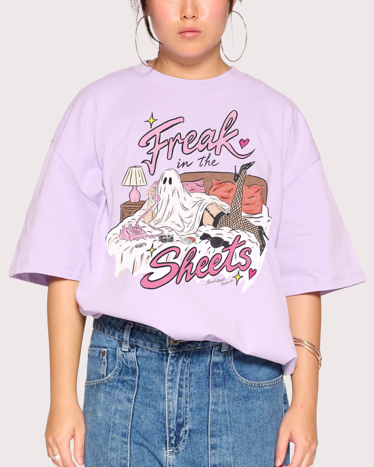 Freak in the Sheets Ghost Oversized Tee product image 9