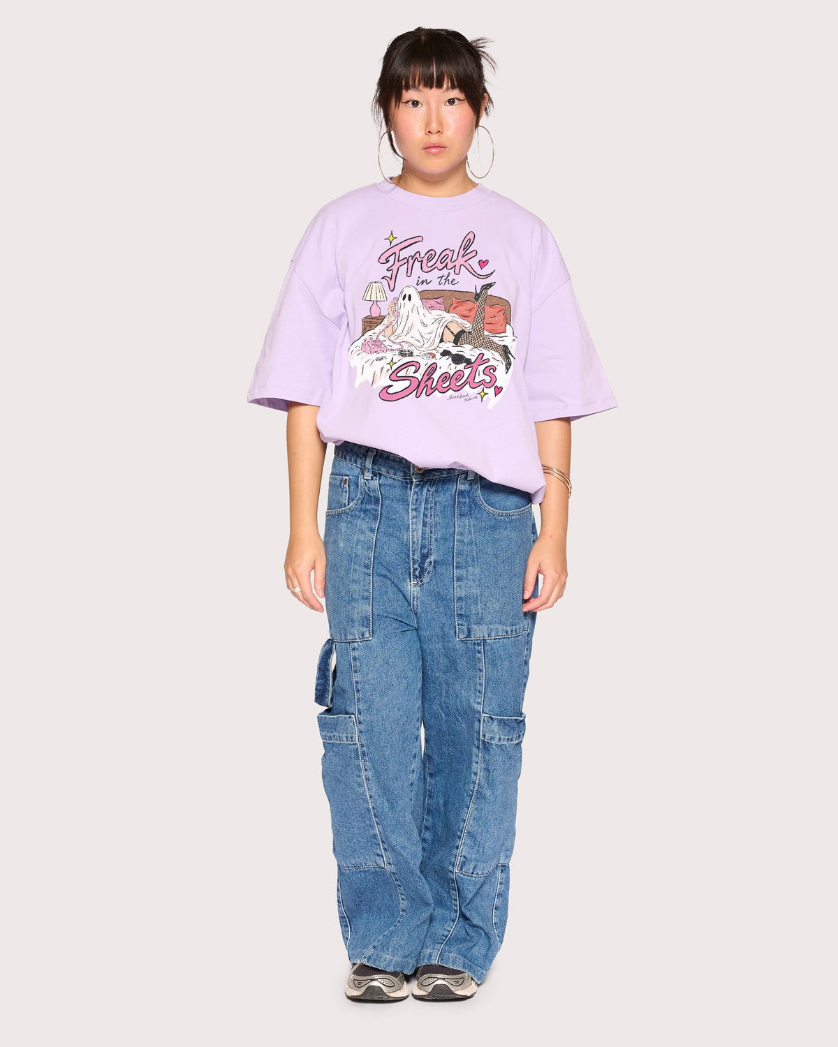 Freak in the Sheets Ghost Oversized Tee product image 10