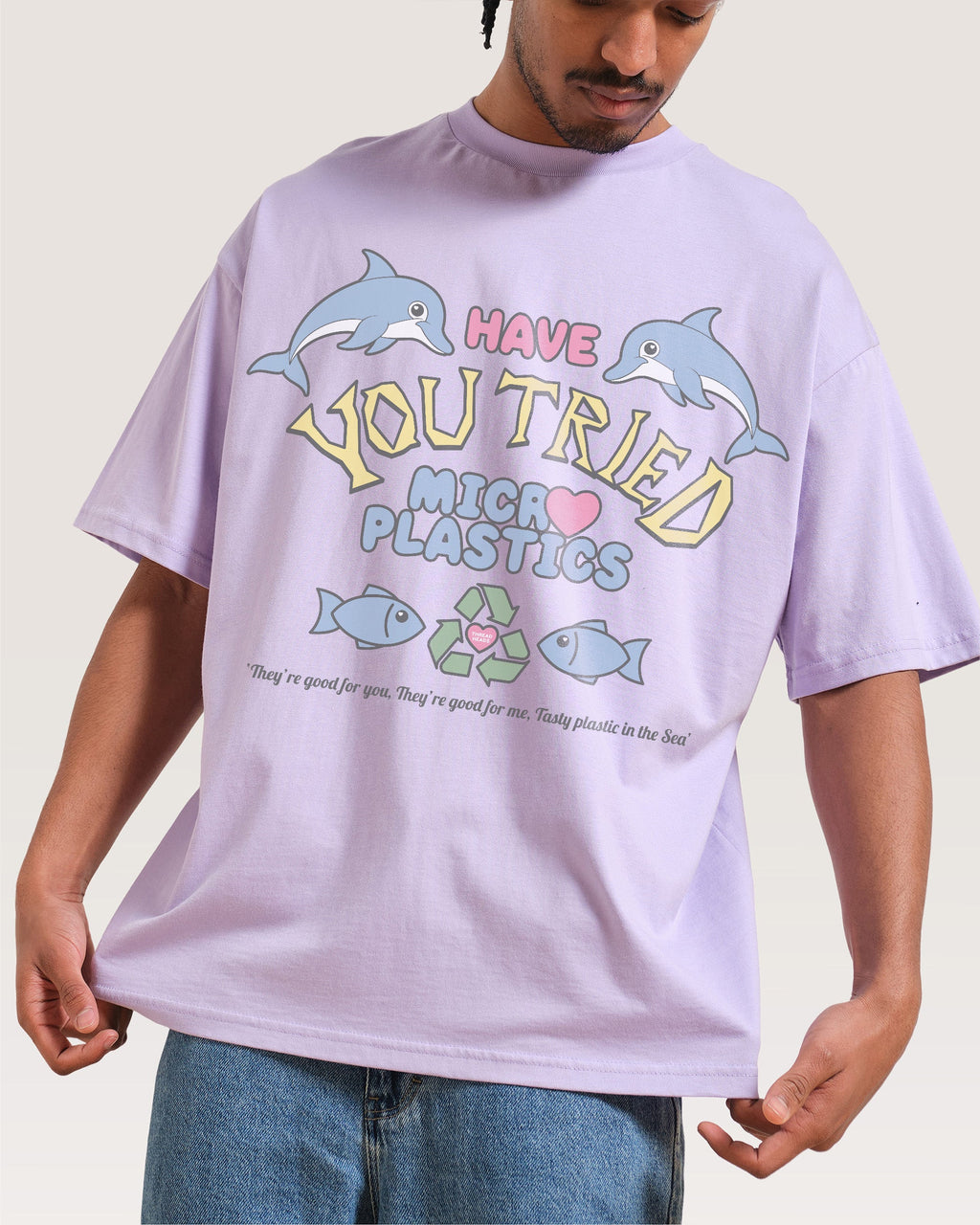 Tried Microplastics? Oversized Tee product image 1