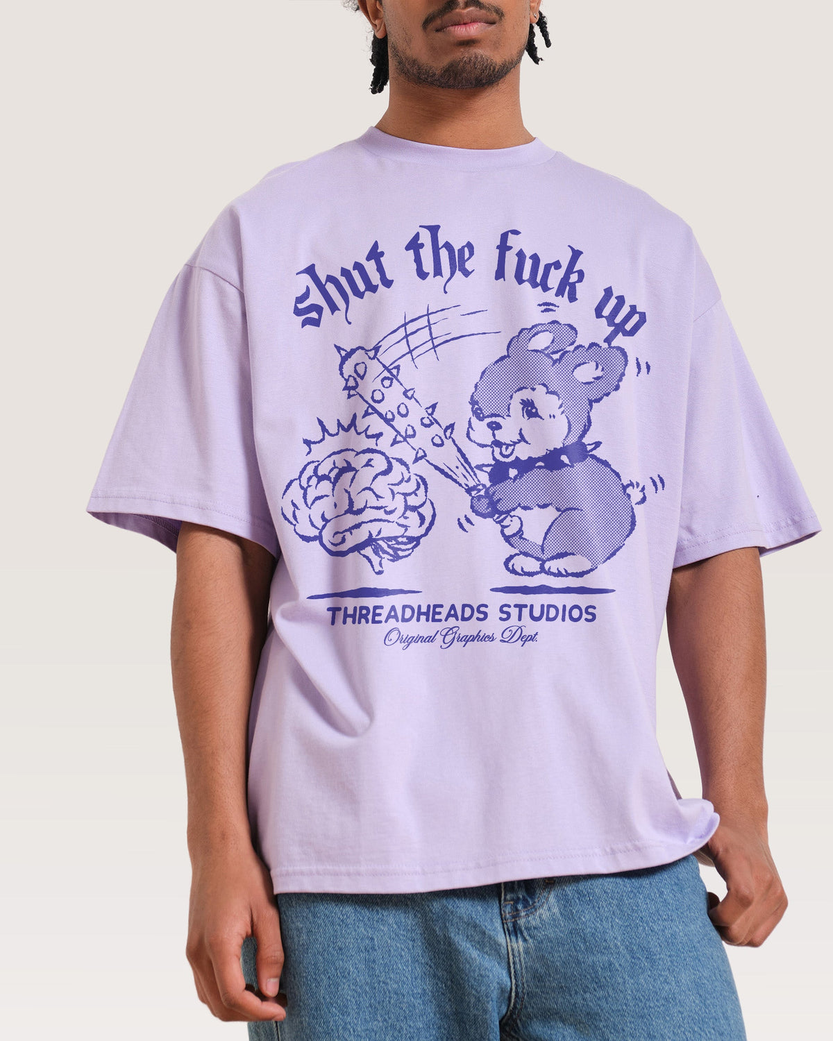 Shut the F Up Oversized Tee product image 4