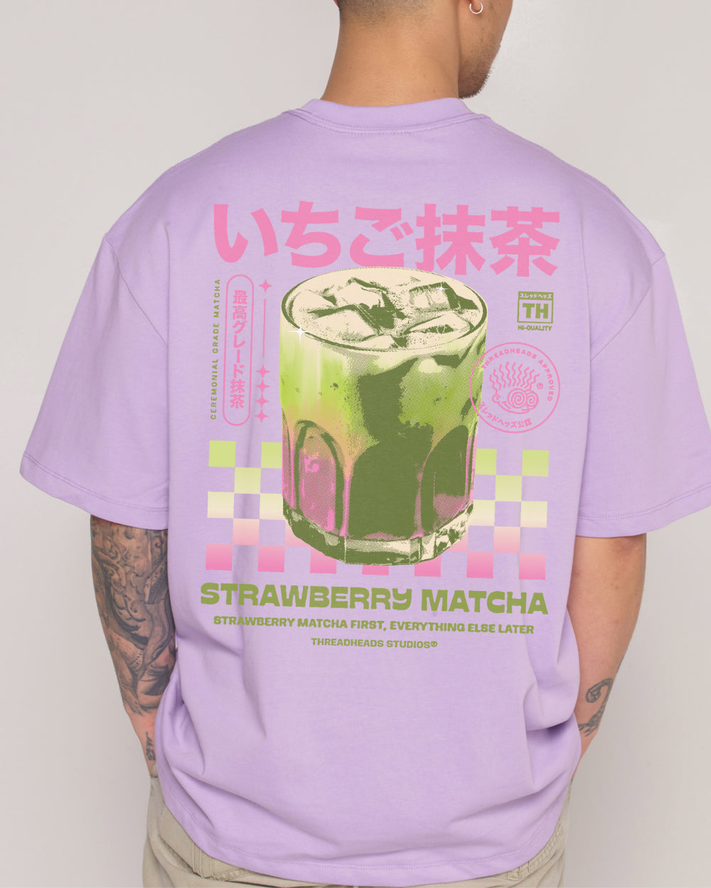 Strawberry Matcha Oversized Tee product image 5