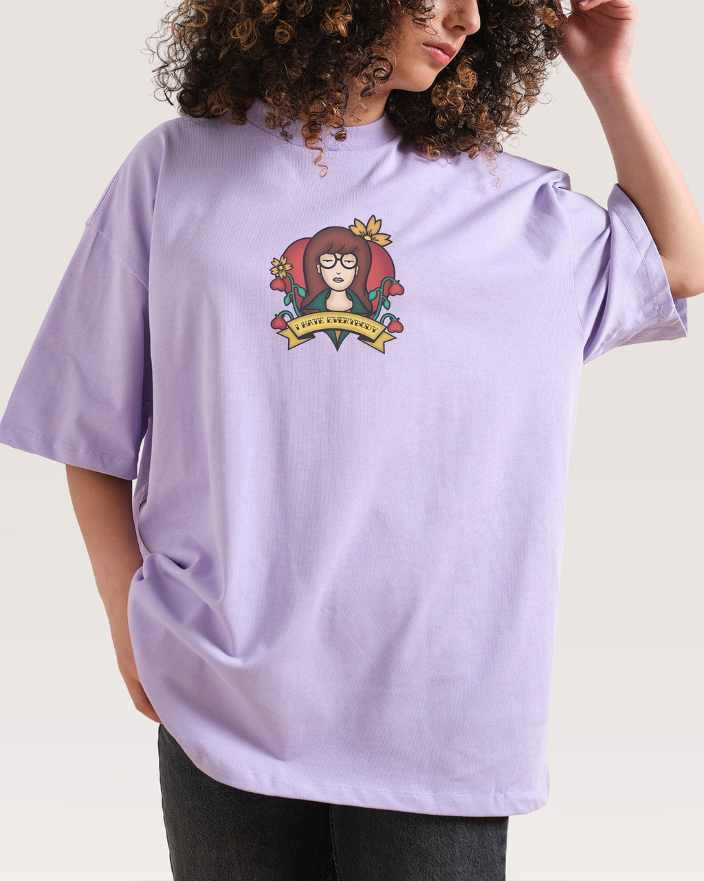 I Hate Everybody Oversized Tee product image 3