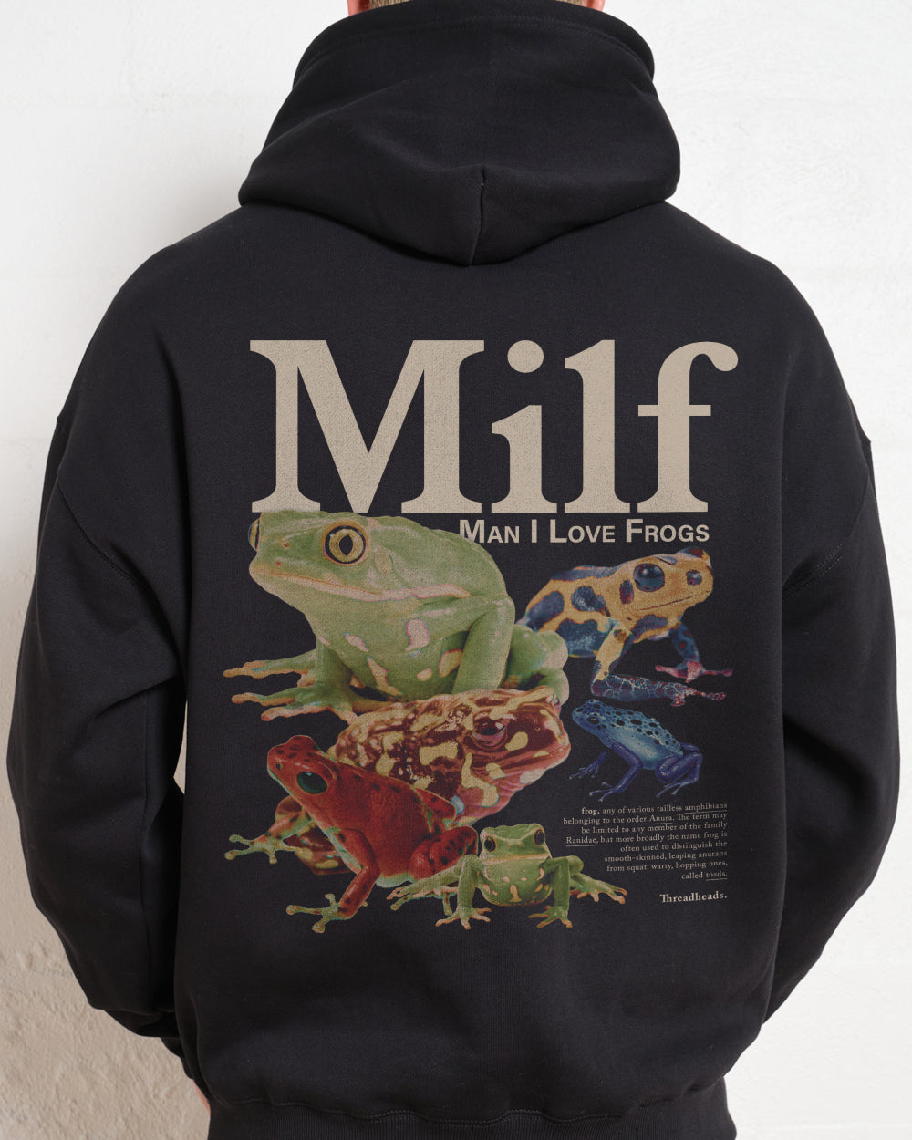 Man I Love Frogs Front and Back Hoodie product image 5