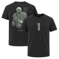 Jalen Hurts Philadelphia Mono Grunge F&B WHT product image 1