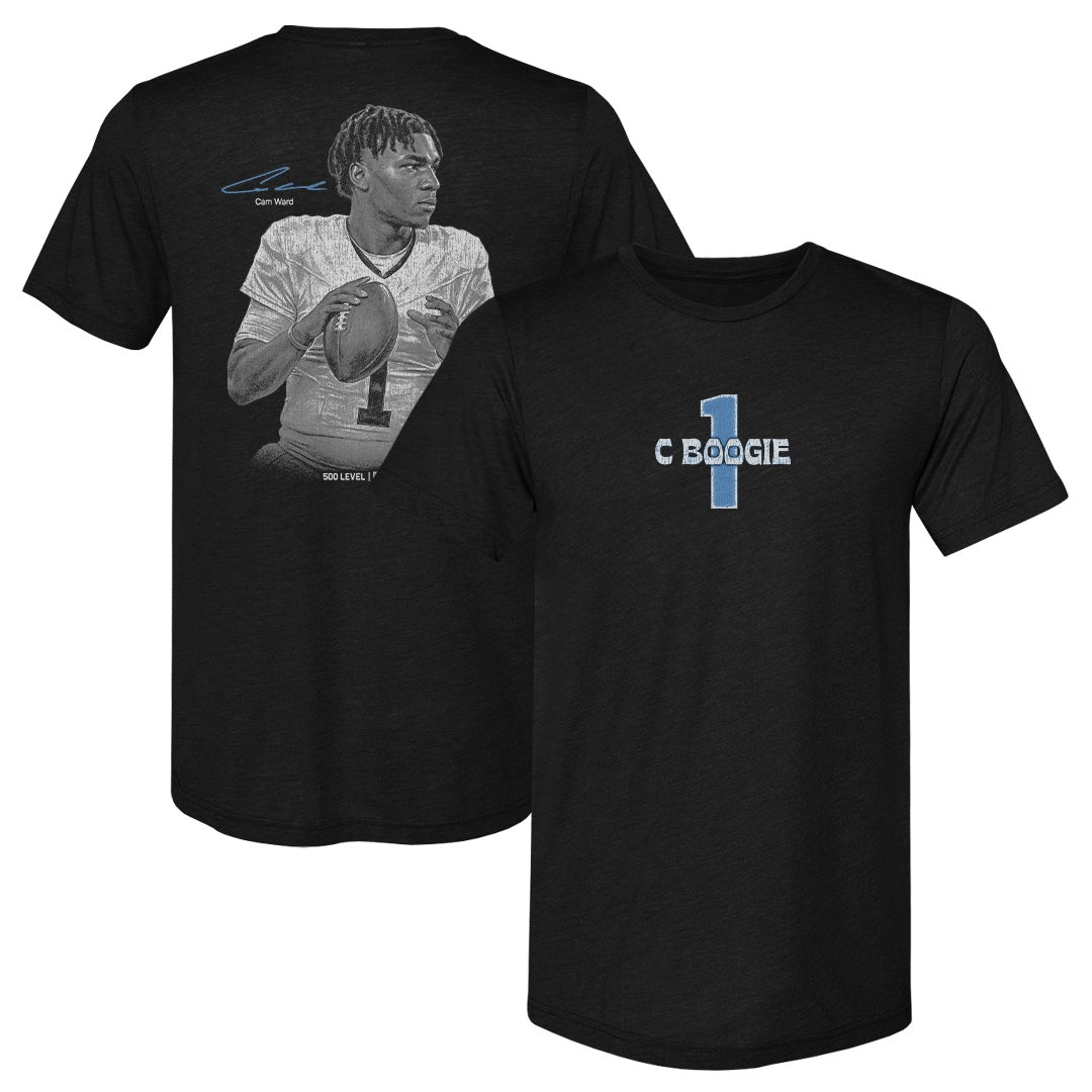 Cam Ward Tennessee Mono Grunge F&B WHT product image 1
