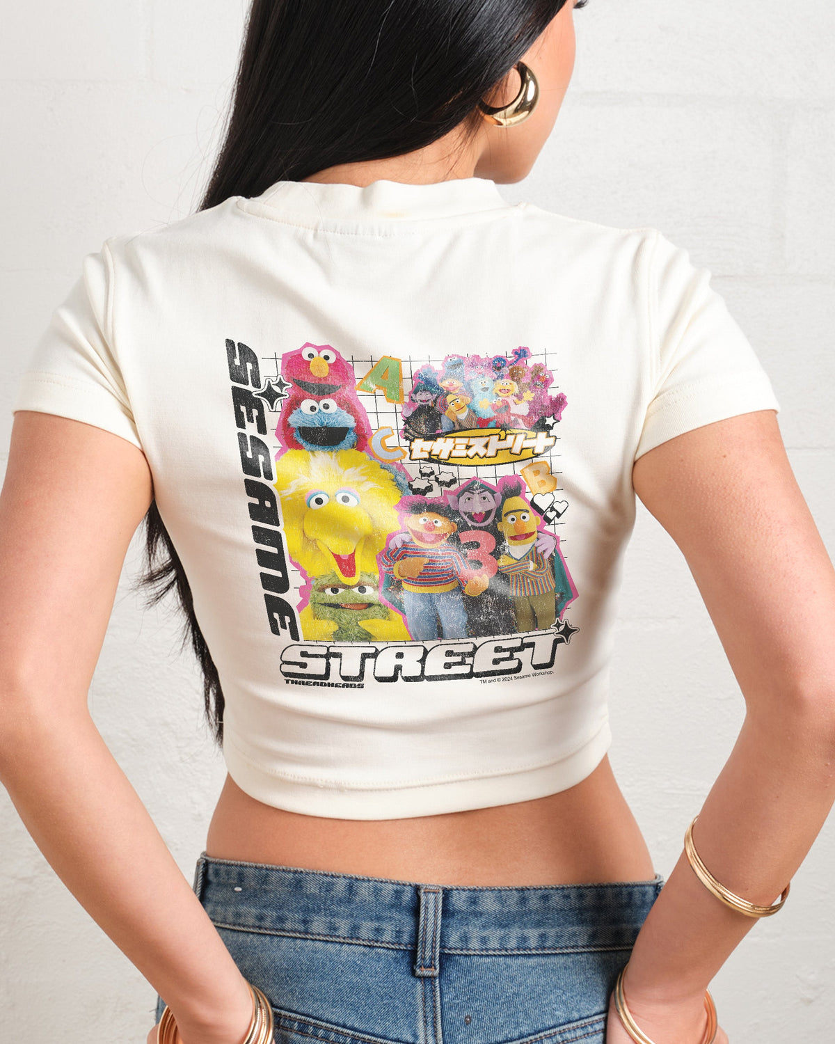 Y2K Sesame Baby Tee product image 1