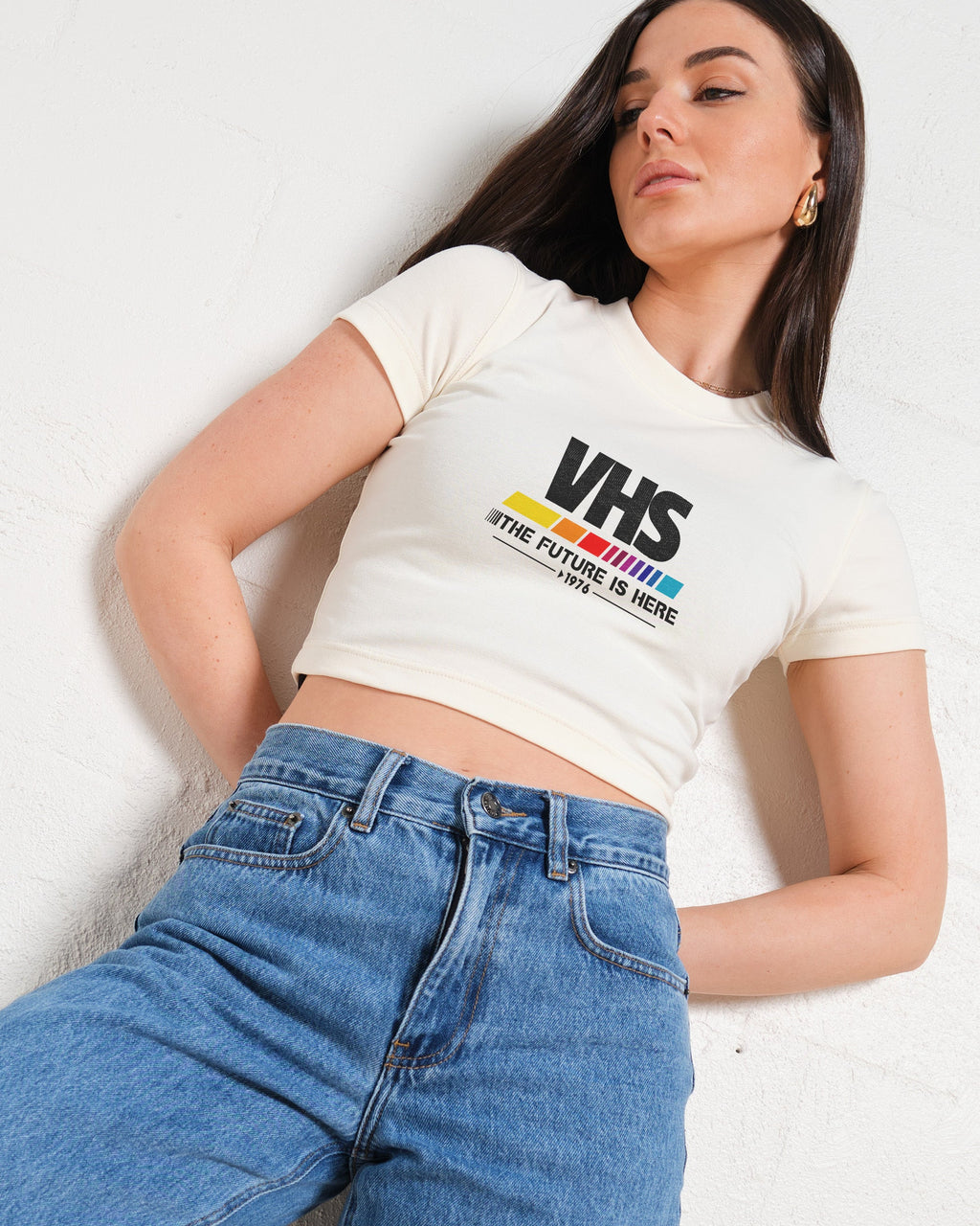 VHS - The Future is Now Baby Tee product image 2