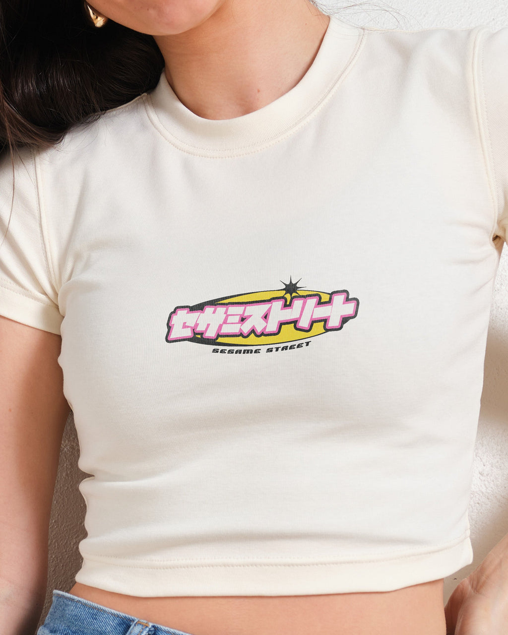 Y2K Sesame Baby Tee product image 2