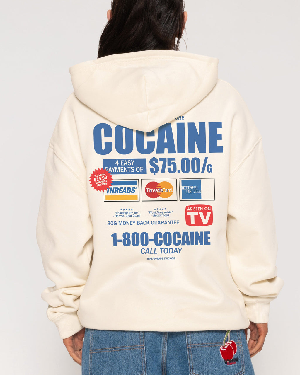 1-800-Cocaine Hoodie product image 4