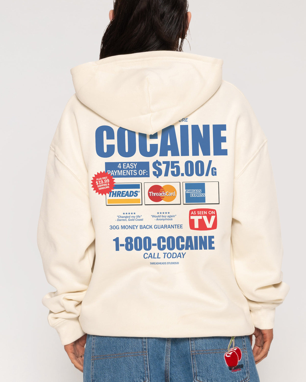 1-800-Cocaine Hoodie product image 4