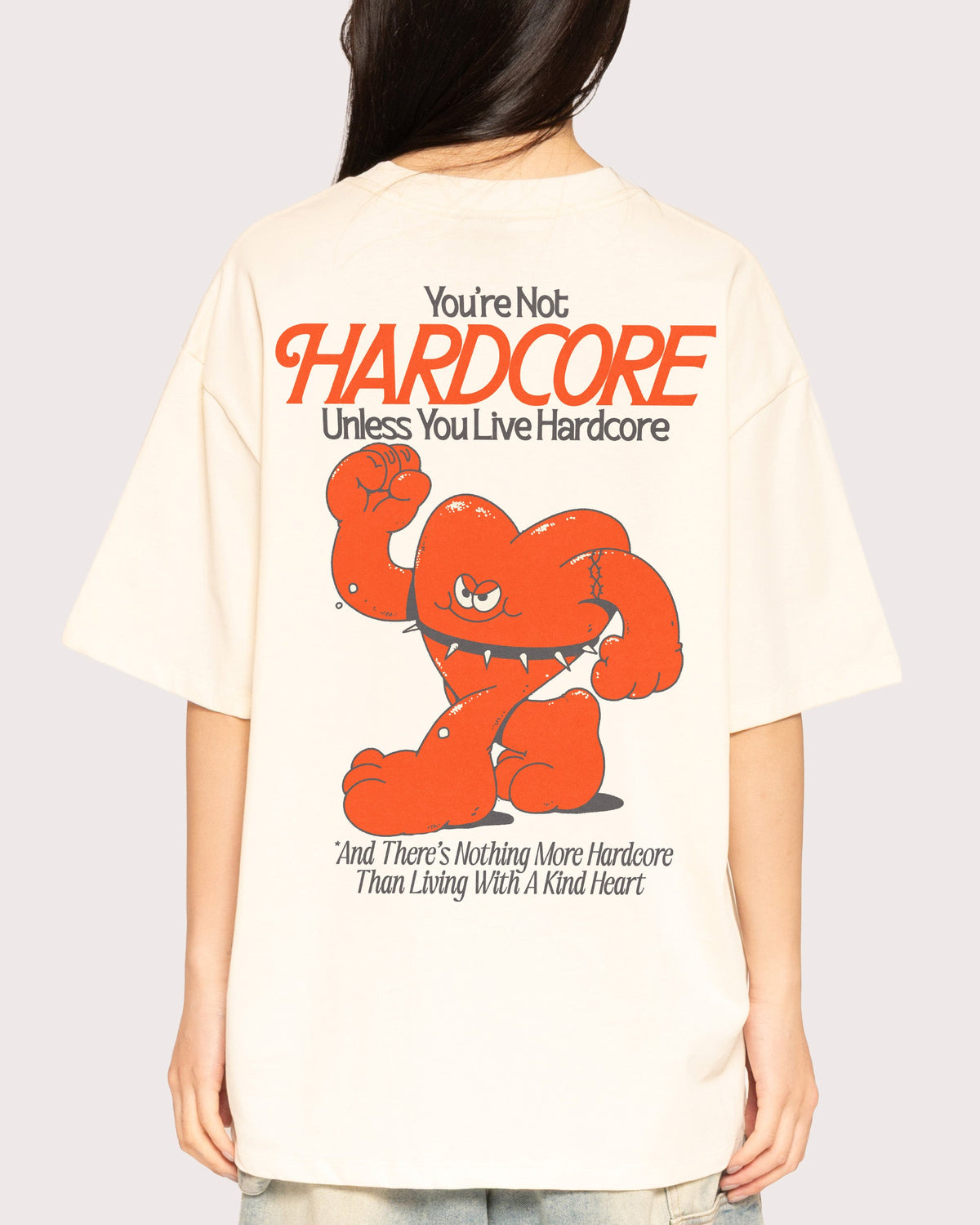 Hardcore Heartcore Oversized Tee product image 7