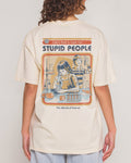 Let's Find a Cure for Stupid People Front and Back T-Shirt product image 1