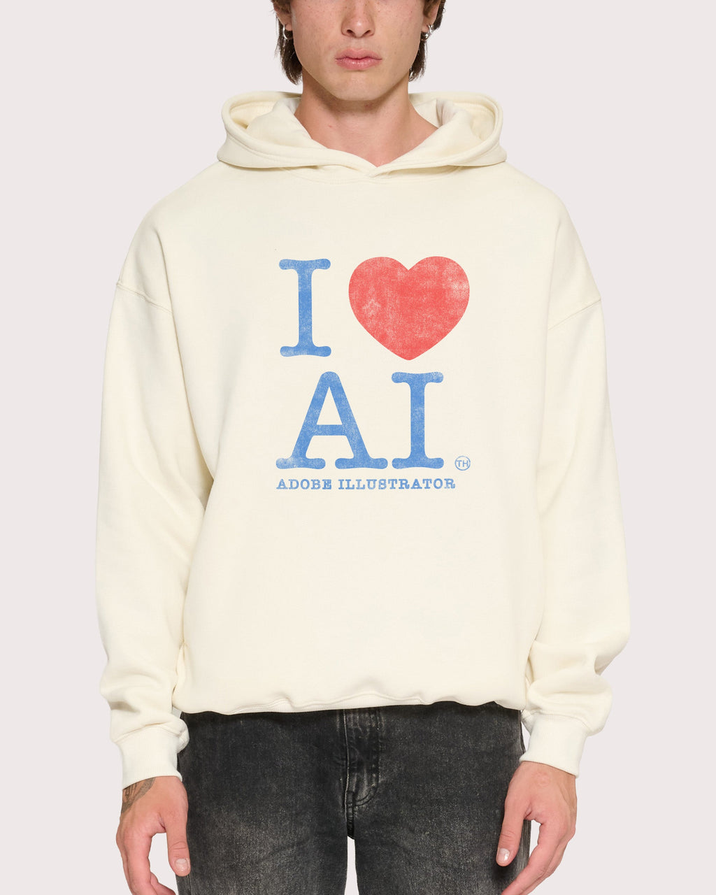 I Love AI Hoodie product image 1