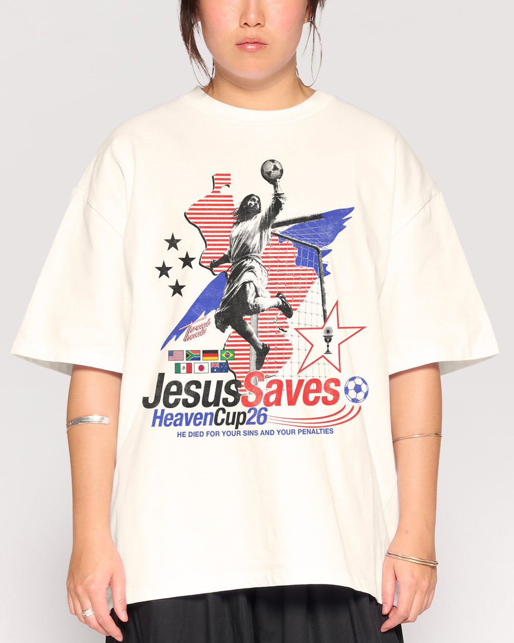Jesus Saves '26 Oversized Tee