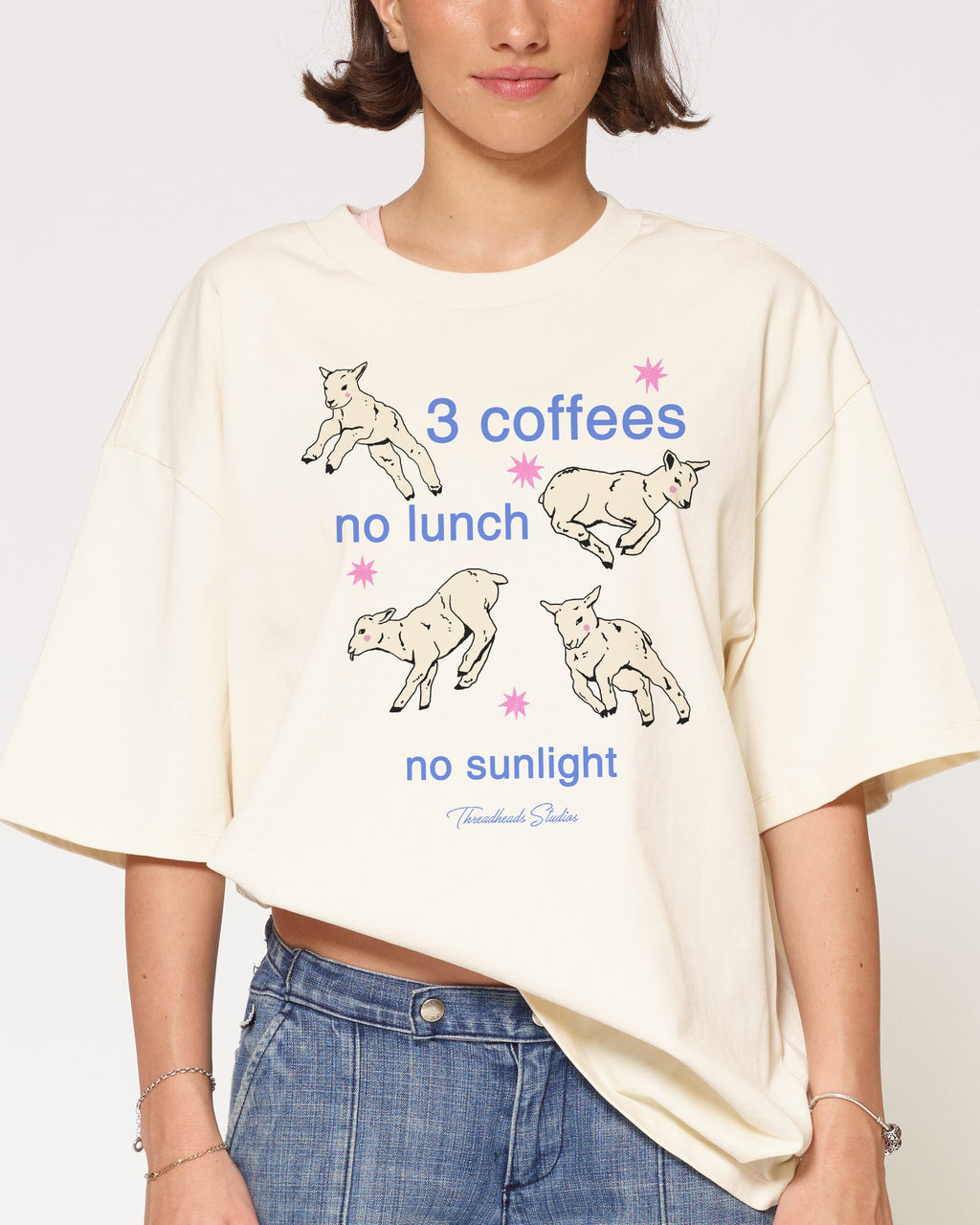 3 Coffees Oversized Tee product image 7