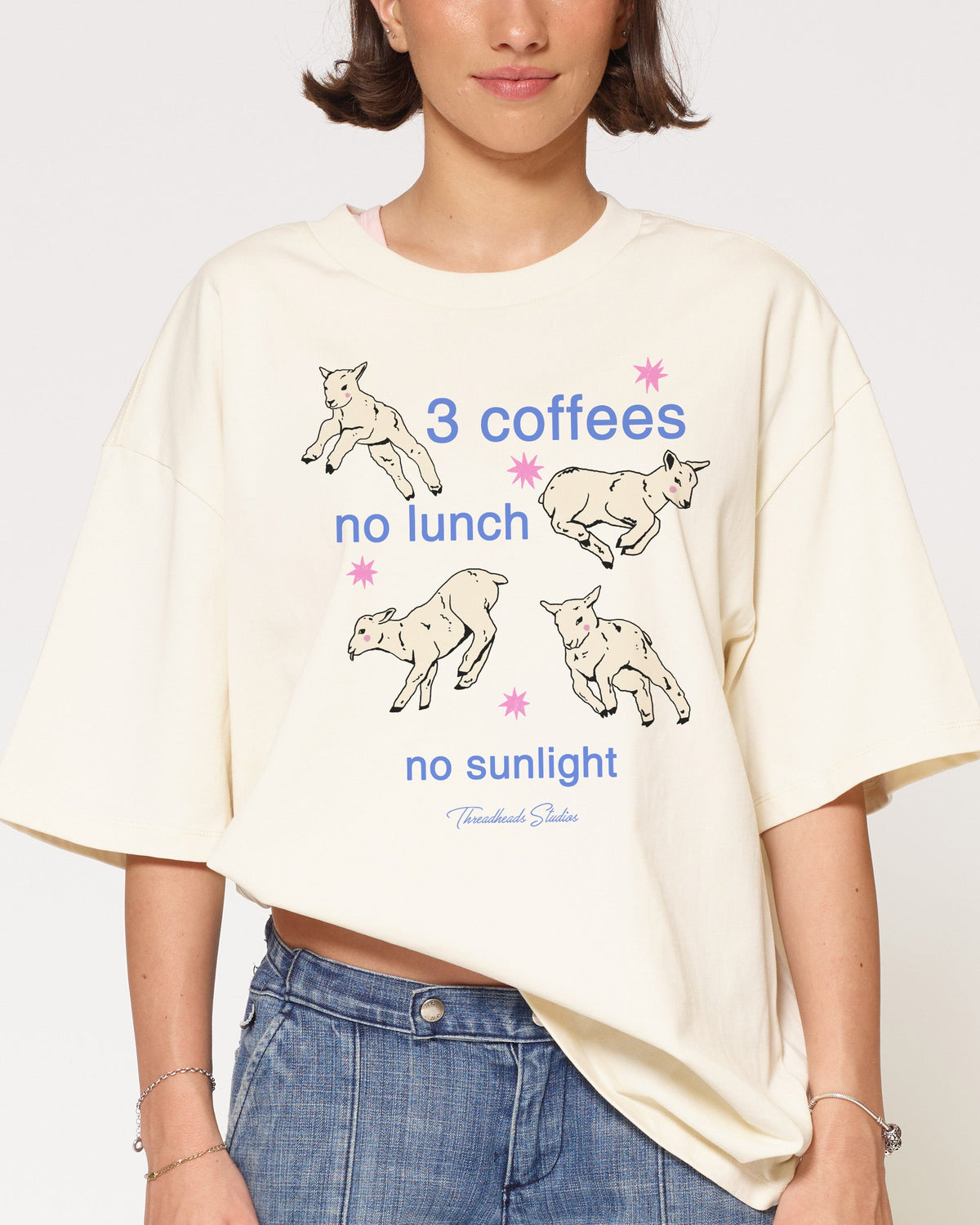 3 Coffees Oversized Tee product image 7