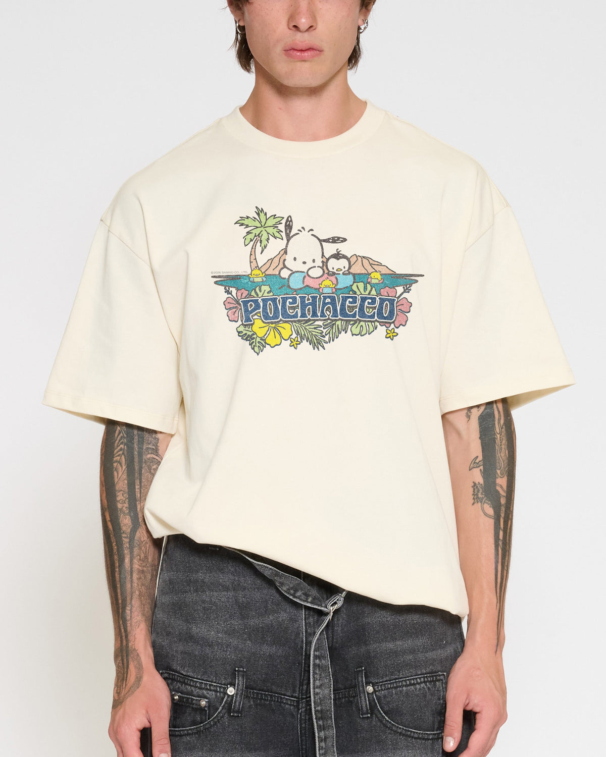 Pochacco Summer Friends Oversized Tee product image 5
