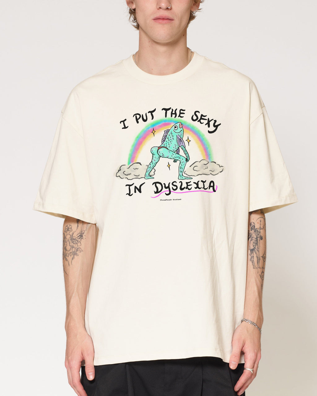 I Put the Sexy in Dyslexia Oversized Tee product image 5