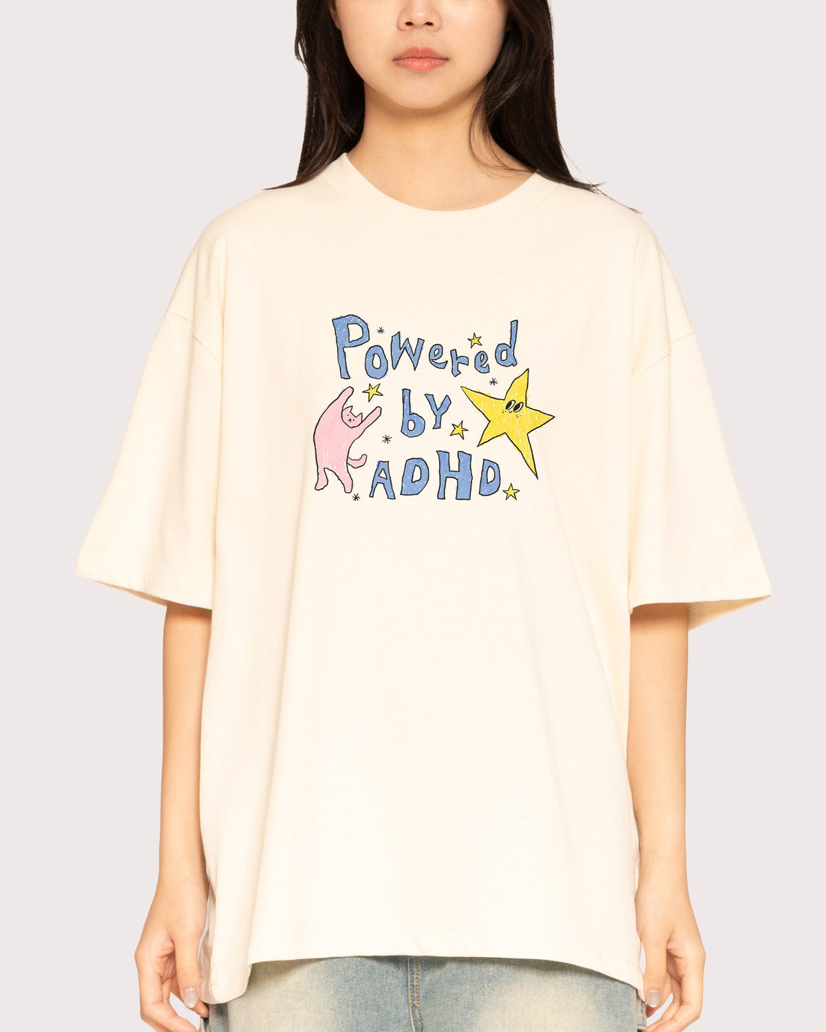 Powered by ADHD Oversized Tee product image 5