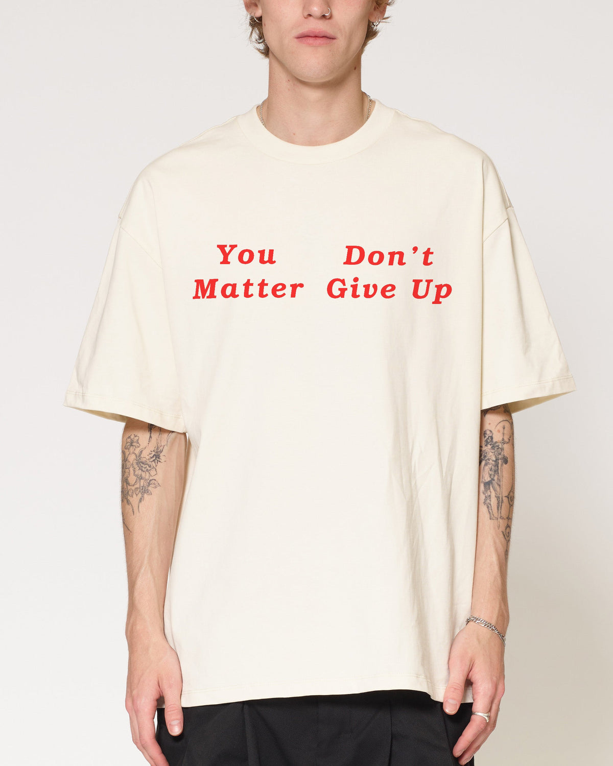 You Don’t Matter Give Up Oversized Tee product image 2