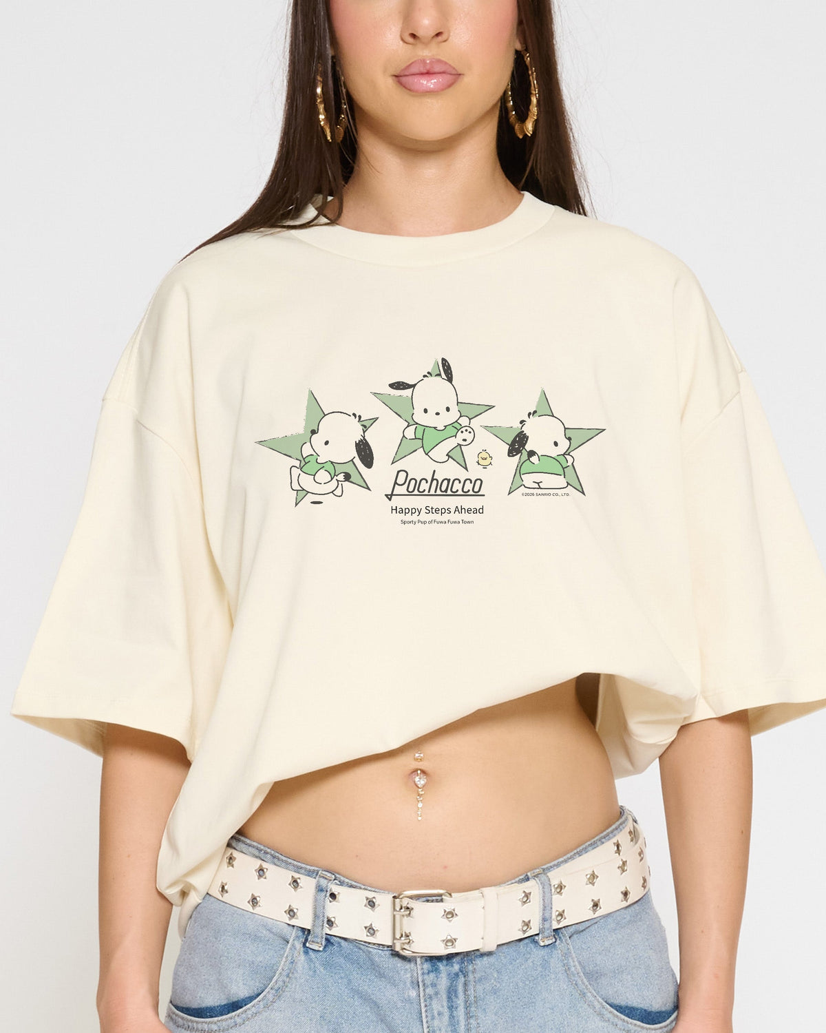 Pochacco Happy Steps Oversized Tee product image 3