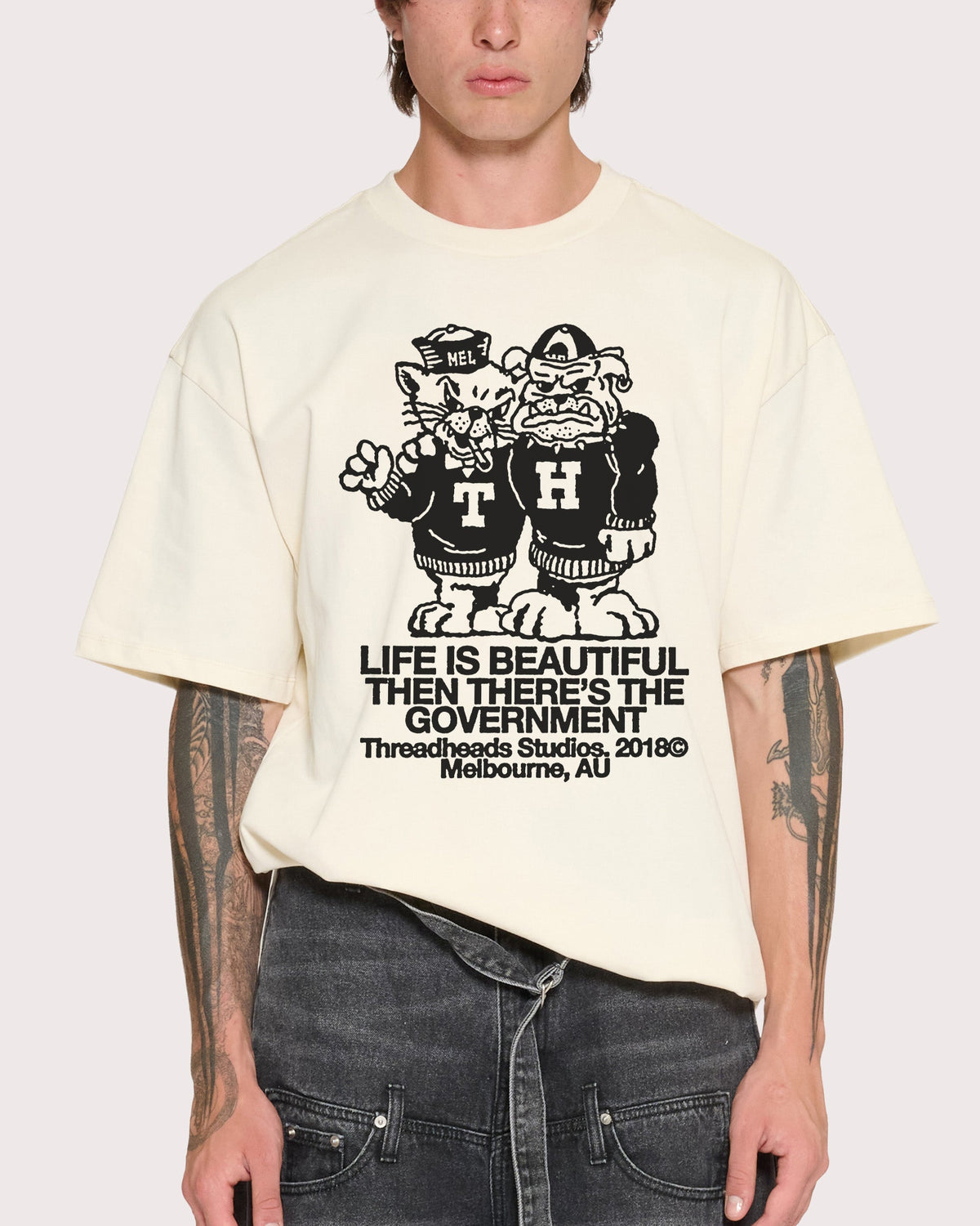 Life is Beautiful Oversized Tee product image 5