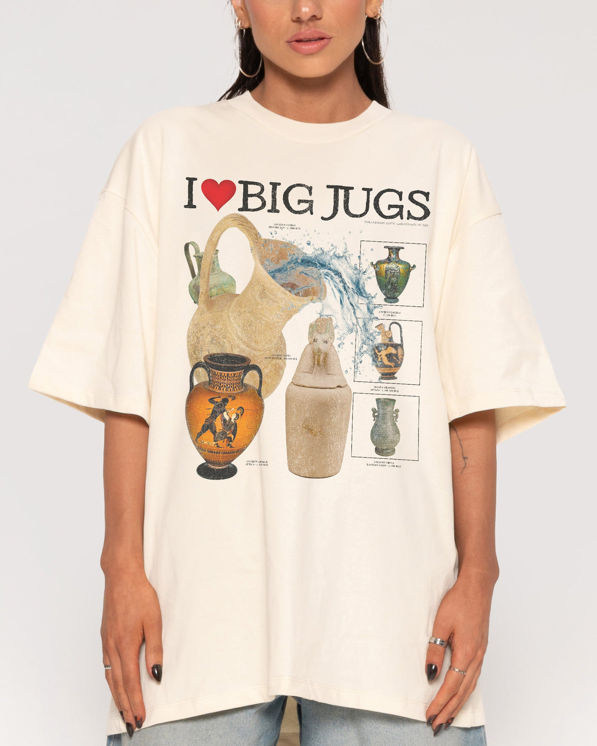 I Love Big Jugs Oversized Tee product image 1