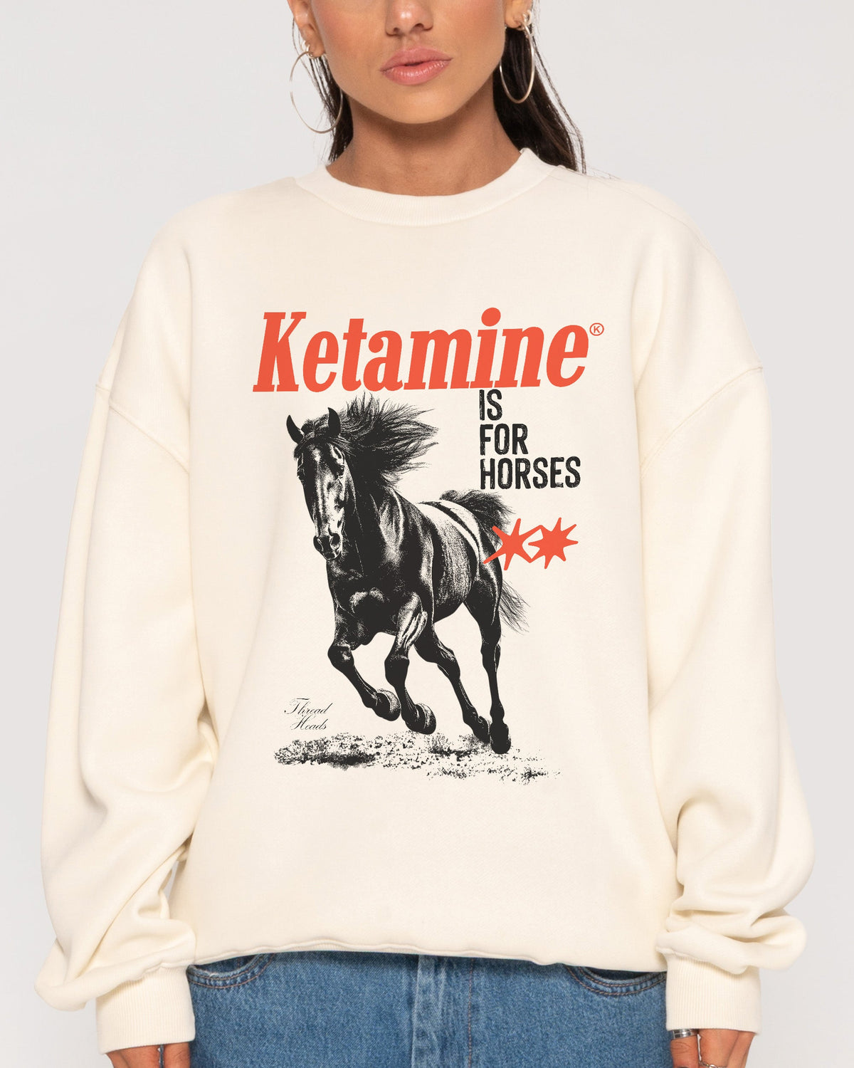 Ketamine is for Horses Sweatshirt product image 3
