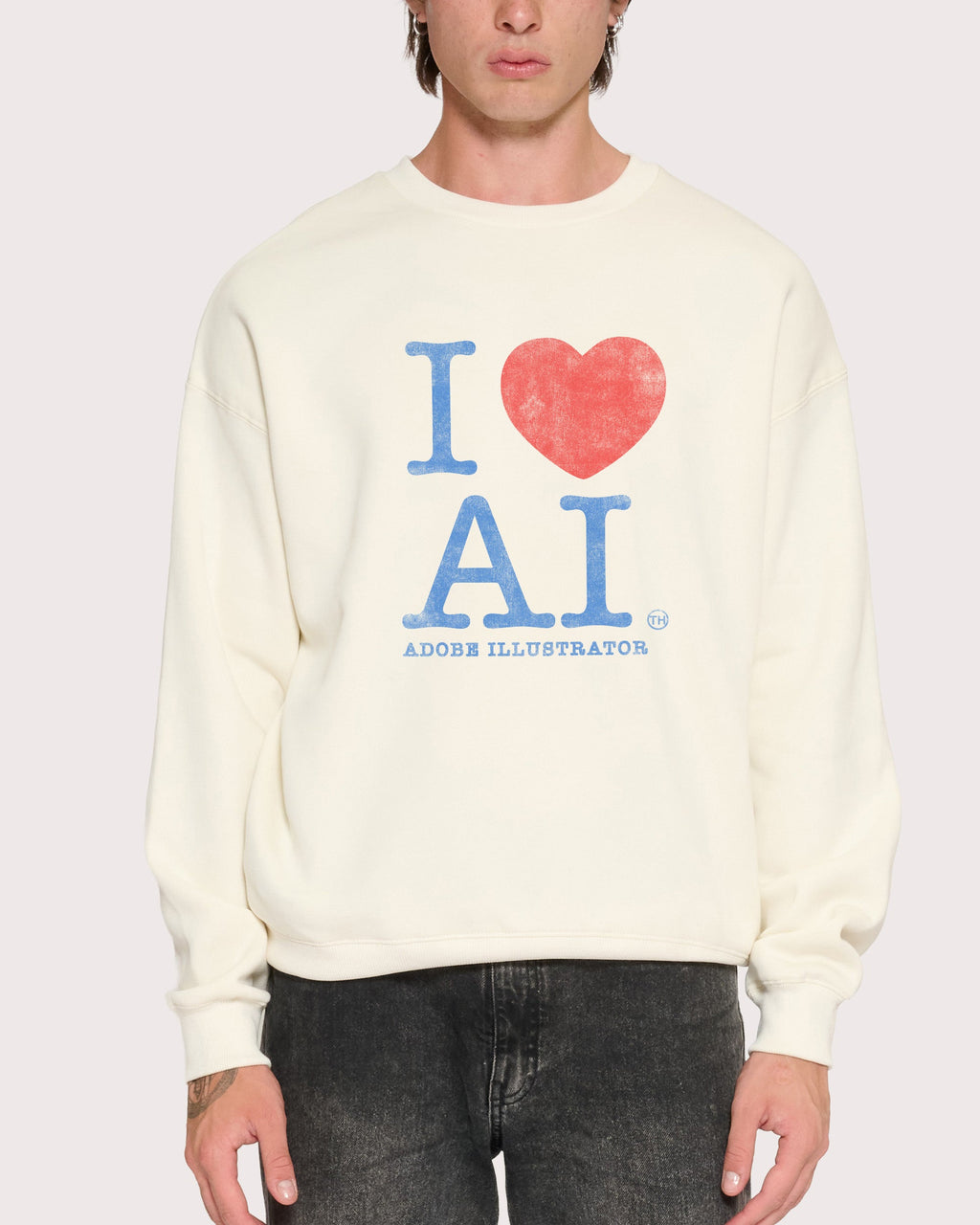 I Love AI Sweatshirt product image 1