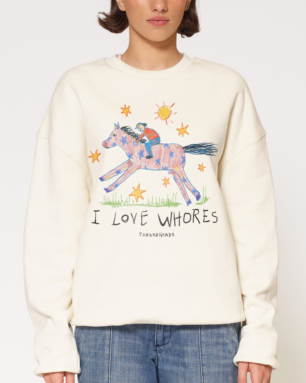 I Love Whores Sweatshirt product image 3