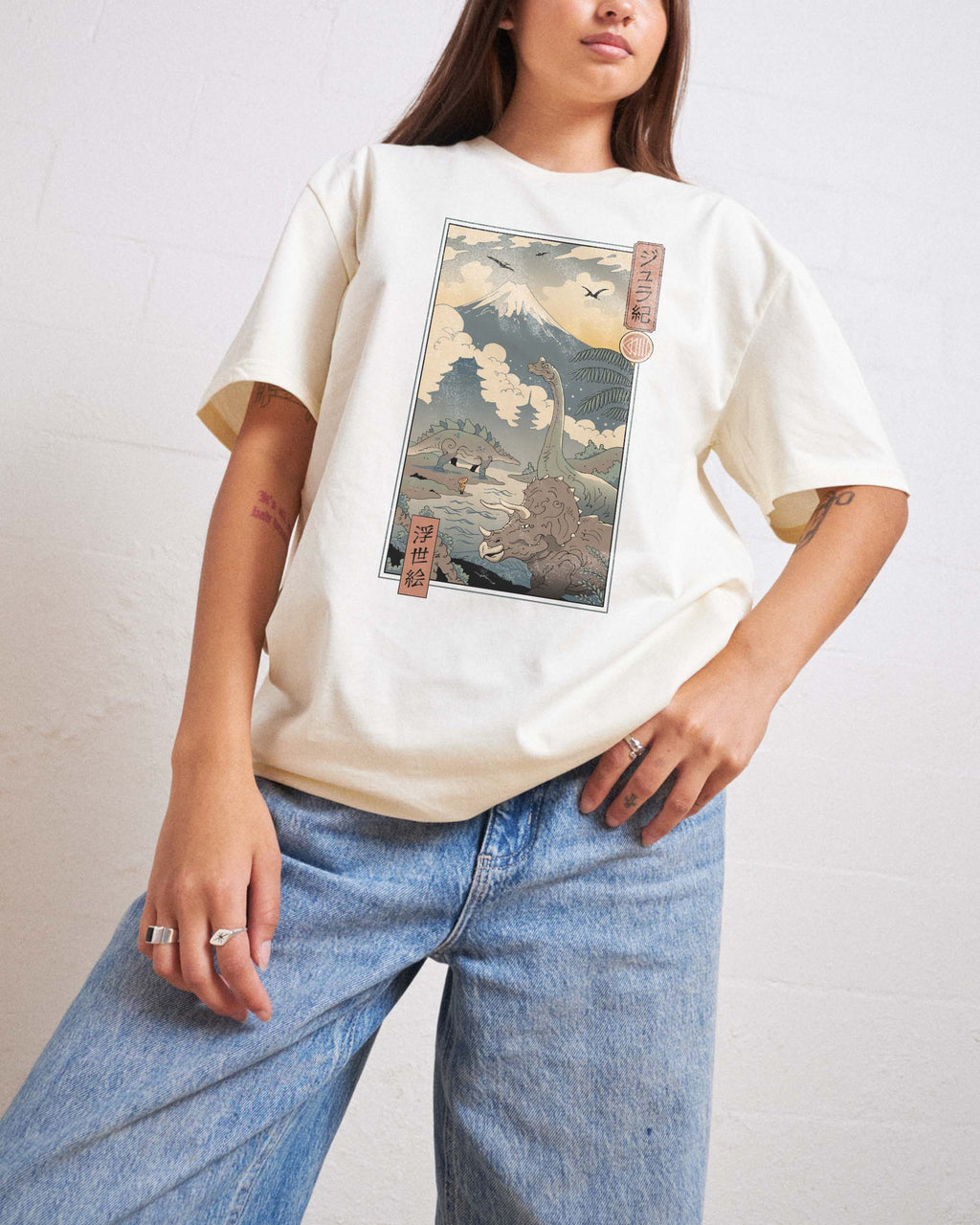 Jurassic Ukiyo-e 1 T-Shirt product image 2