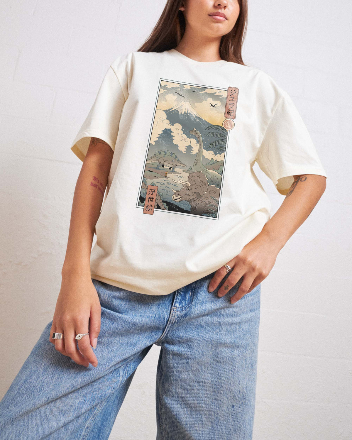 Jurassic Ukiyo-e 1 T-Shirt product image 2